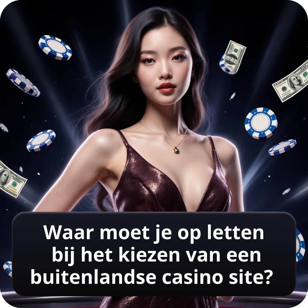 Waar moet je op letten bij het kiezen van een buitenlandse casino site?